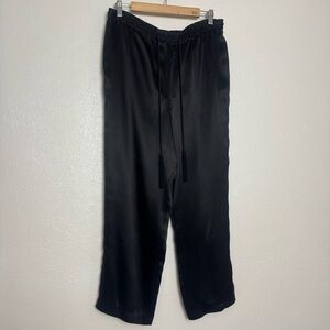 Black Straight Leg Women's Pants